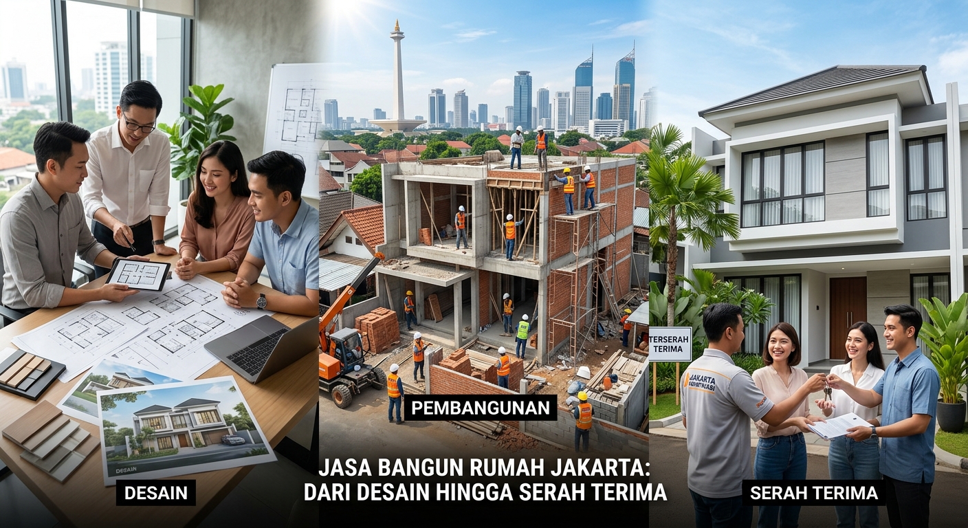Jasa Bangun Rumah Jakarta Dari Desain hingga Serah Terima
