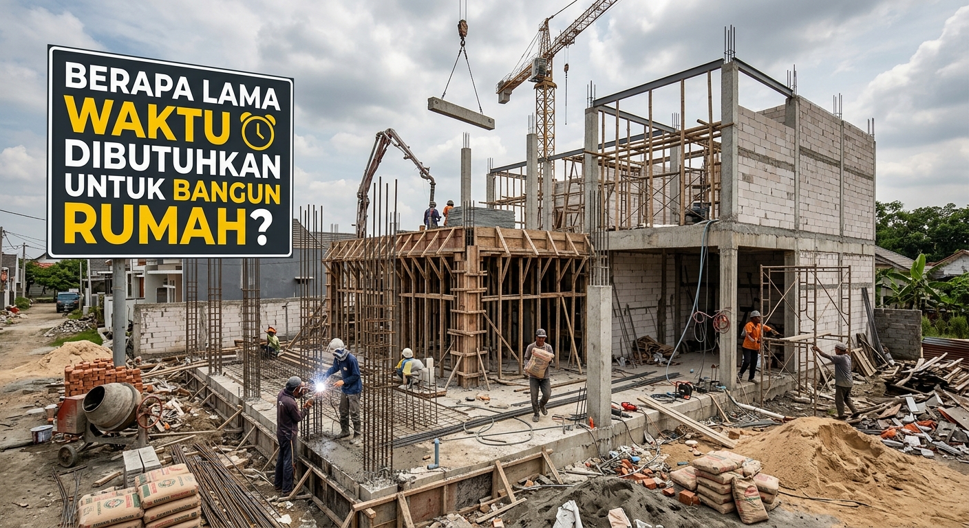 Berapa Lama Waktu yang Dibutuhkan untuk Membangun Rumah?