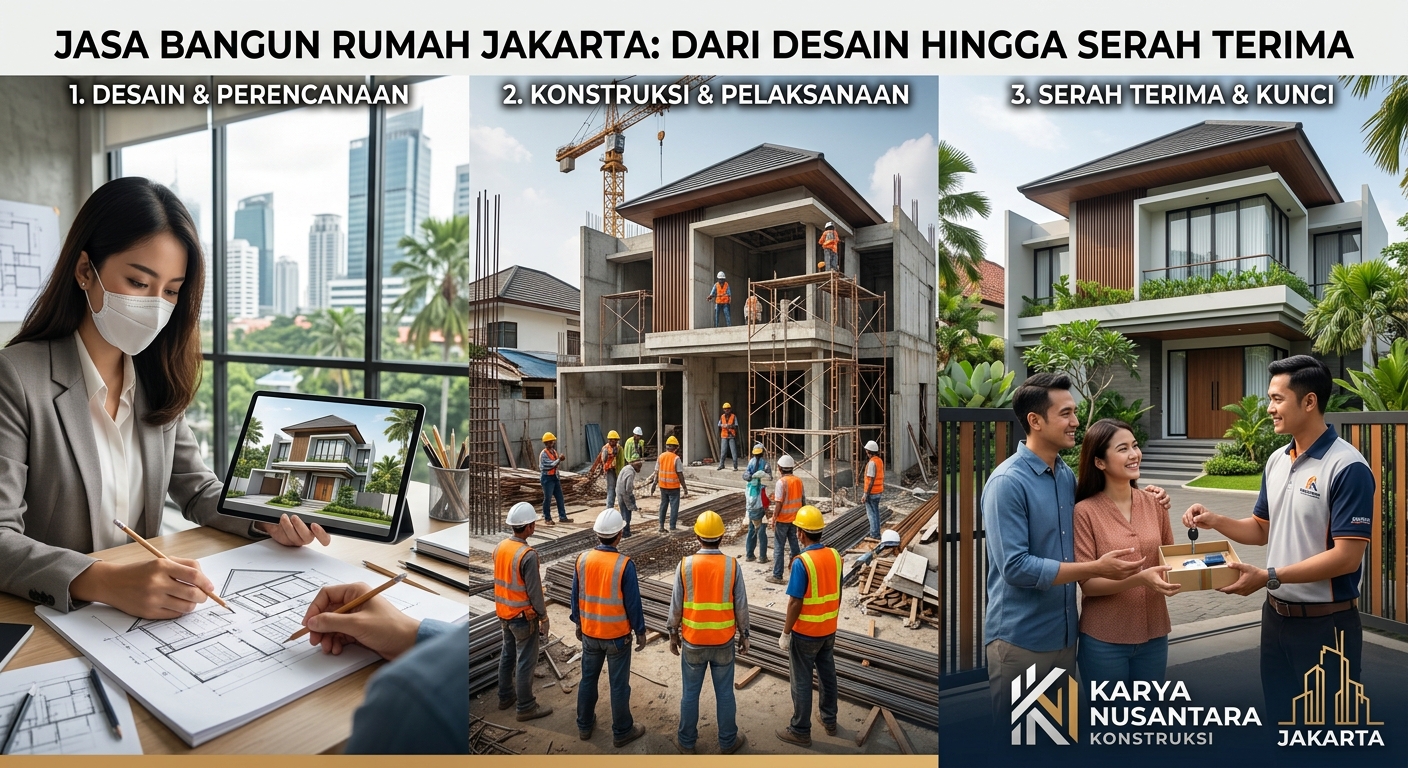 Jasa Bangun Rumah Jakarta Dari Desain hingga Serah Terima