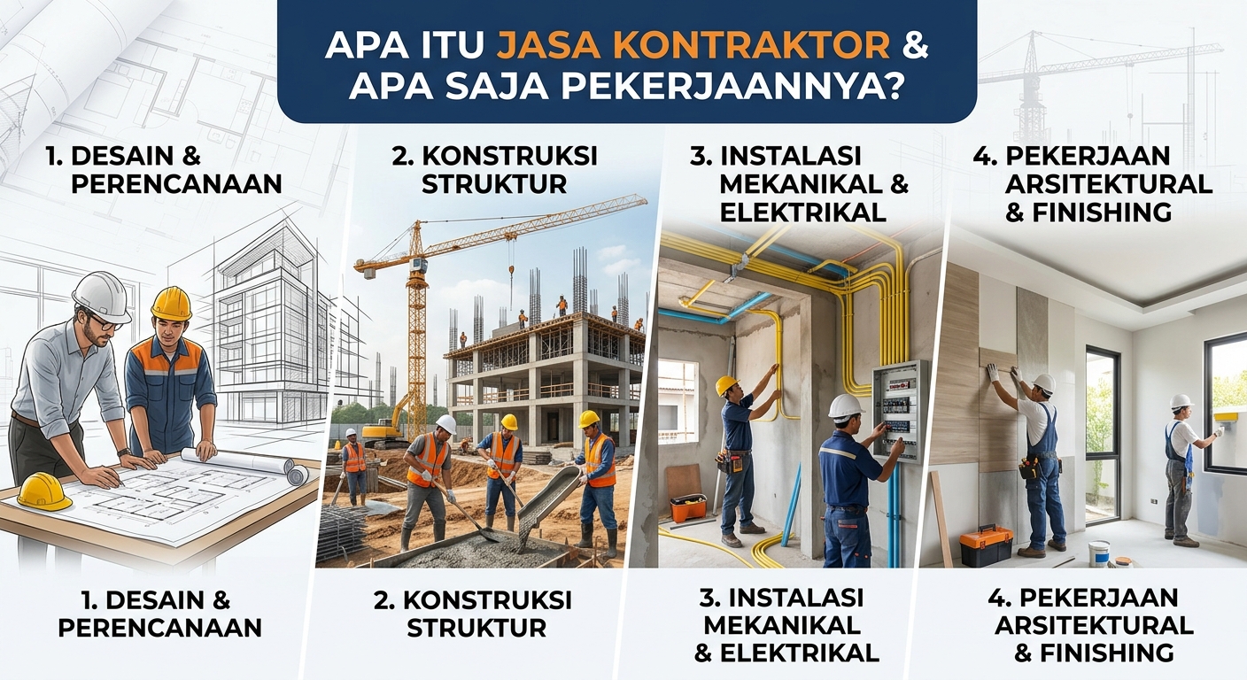 Apa Itu Jasa Kontraktor dan Apa Saja Pekerjaannya?