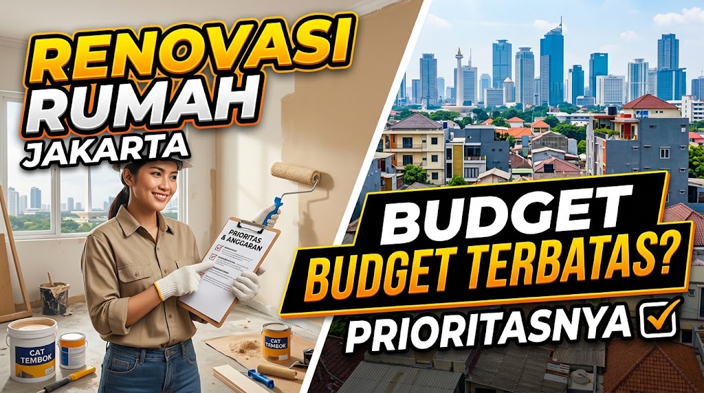 Renovasi Rumah Jakarta Budget Terbatas Prioritasnya