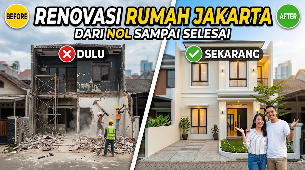 Portofolio Simple Mandiri Kontraktor: Renovasi Rumah Jakarta dari Nol sampai Selesai
