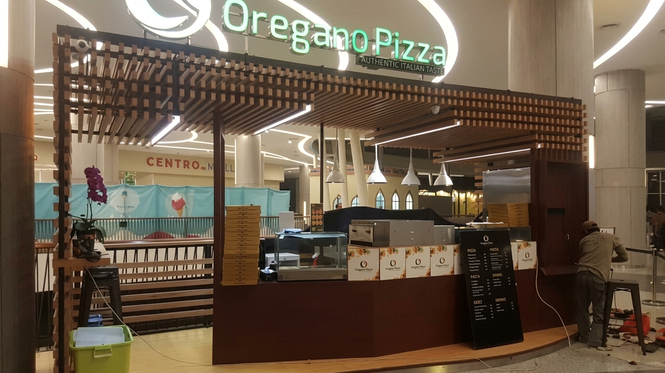 Booth Oregano Pizza Karawang Barat